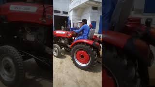 Small Tractor with Trolley