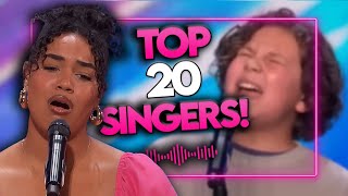 Top 20 Singing Auditions On America & Britain's Got Talent