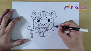 How to Draw Thor : A Beginner's Guide