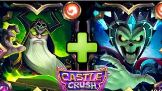 Castle Crush -- Necromancer+Skull Queen Deck 😱😱 Best Strategy Gameplay 🔥🔥@castlegamingbydz