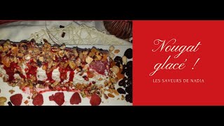 Nougat glacé recette #👍 ❤️ وصفة النوقة مجمدة