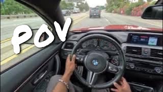 POV FIRST TIME DRIVING BMW M4‼️ *LOUD EXHAUST*