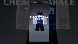 CHEAP VERSION OF SPARKLE TIME!? #roblox #shorts