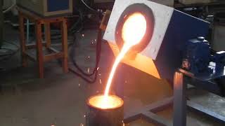 Small Copper Bronze Brass Aluminum Iron Stainless Steel Melting nduction Furnace