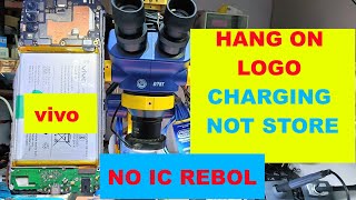 Vivo mobile charging logo solution//Vivo fake charging solution 💯👍🎮//Vivo y12,y91dm dp line problem