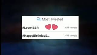 #LOVE4SSR BREAKS ALL RECORD. SSRIANS POWER❤️