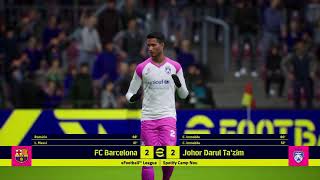 PES2023 | Fc Barcelona vs Johor Darul Ta'zim