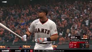 MLB THE SHOW 2K24 SF GIANTS FRANCHISE #mlb #sfgiant #nationals