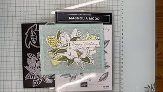 Stampin’ Up! Magnolia Mood Birthday Card Tutorial #diy #designerseriespaper #cardmaking #papercraft