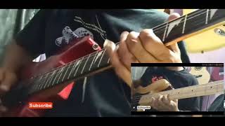 Hardrock guitar improvisation