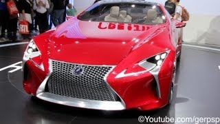 Lexus LF-LC and LF-CC Concept Cars in detail - 1080p HD