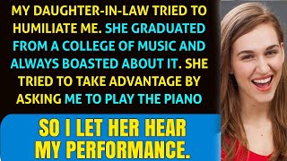 Unexpected Twist: Talented Granddaughter-in-law Requests Piano Performance - The Surprising Outcome!