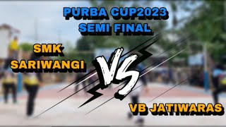 SEMI FINAL BOLA VOLI PUTRI PURBA CUP2023‼️SMK SARIWANGI VS VB JATIWARAS SET KE 3