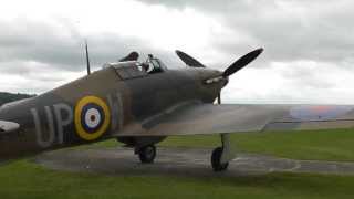 Redhill Aerodrome Pilot's Hub - Hawker Hurricane Visitor G-HUPW