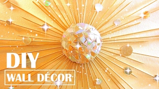 DIY Wall Decor Starburst Mirror