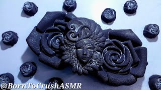 Black Baking Soda Crushing | #Roseseries Part 2/5 | Oddly Satisfying | Relaxing | ASMR Baking Soda |