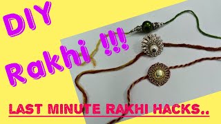 DIY Rakhi||homemade Rakhi||Rakhi hacks||last minute Rakhi hacks