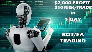 $2000 PROFIT FROM $10 RISK IN 1 DAY!!! | Human Psychology VS Robot Psychology