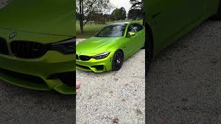 Hit a tire on my way to cars and coffee #bmw #bmwm4 #bmwm4competition