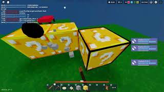 one block skyblock in  roblox bedwars ep1 (kinda)