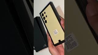 unboxing samsung galaxy s24 ultra gold part 2 #s24ultra #unboxing #samsung #shorts