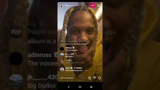 LIL DURK LIVE WITH INDIA FULL LIVE THEY BREAK UP 😭💔 #subscribe #shorts