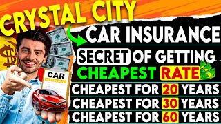 Only $132/M 😱 Cheapest Car Insurance in Crystal City 🎯