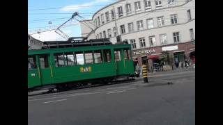 Historische Straßenbahn in Basel 2015