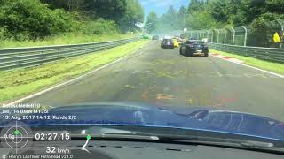 Nürburgring Oil Spill Crash 13.08.17