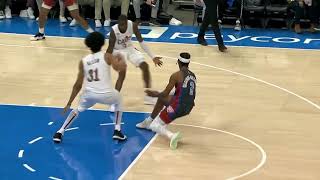 Shai Gilgeous-Alexander Nutmegs Caris LeVert For a Nice Find To Jalen William  NBA 012723