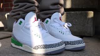 MENS Try On! Jordan 3 Retro Lucky Green Women's ON FOOT