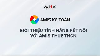 Tính năng kết nối với MISA AMIS Thuế TNCN