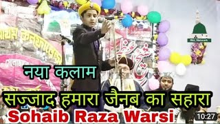 Manqabat Sajjad hamara Zenab ka sahara by Shueb Raza warsi