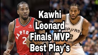 Kawhi Leonard Best play's |2014 & 2019 FINALS Full Series | FINALS MVP | CHAMPION