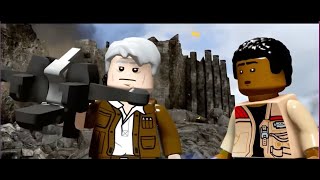 Lego Han Solo (w  Force Awakens) scenes