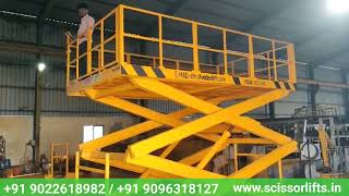 Floor mounted pit mounted goods  scissor lift - Vedant Lift