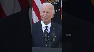 President Joe Biden: "You can't love your country only when you win"