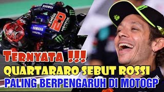 🔴 BERITA MENGEJUTKAN 😱 QUARTARARO SEBUT ROSSI SANGAT BERPENGARUH KARENA HAL INI ⁉️