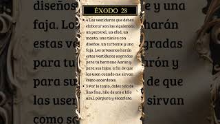 Éxodo 28, 4-5 #dios #biblia #versiculodeldia