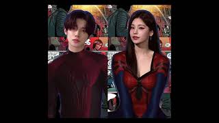 yeonjun and yeji spiderman 🕷️ #2yj #yeonji #catherizm #yeji #yeonjun #itzy #txtzy #txt