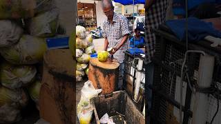 UNIQUE!!! coconut cutting skills in malaysia #trending #coconut #cutting #skills #malaysia #food #1k