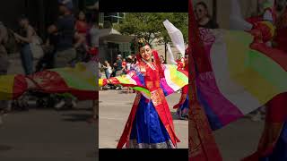 The Calgary Stampede Parade with photos! 🇨🇦🐎 #shorts