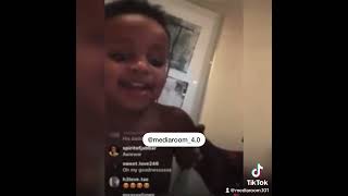 #MoneyYaya just went live with #KentrellJr aka #NbaYoungboy's son 👀