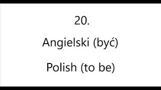 20. Angielski dla początkujących (być) - Native Polish for beginners (to be).