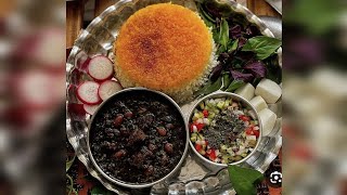 How to prepare gormeh sabzi stew in the garden:Preparation of Garmeh Sabzi Stew #food #nature #love