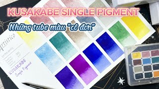 [TANUKI REVIEW] Tô thử 18 mã màu single pigment mới nhất của hãng Kusakabe