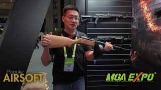 MOA Exhibition Taiwan 2024: VFC AV74M, PPsh-41, M16A2 & M16A2 Carbine GBBs