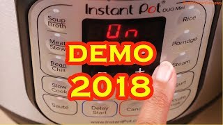 Instant Pot Duo Mini Demo 2018