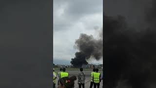 Saurya Airlines aircraft crashes at TIA