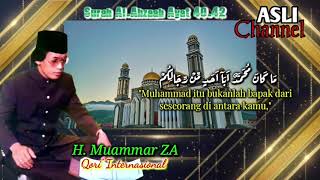 QORI INTERNASIONAL KH MUAMMAR ZA | SURAT AL AHZAB 40-42